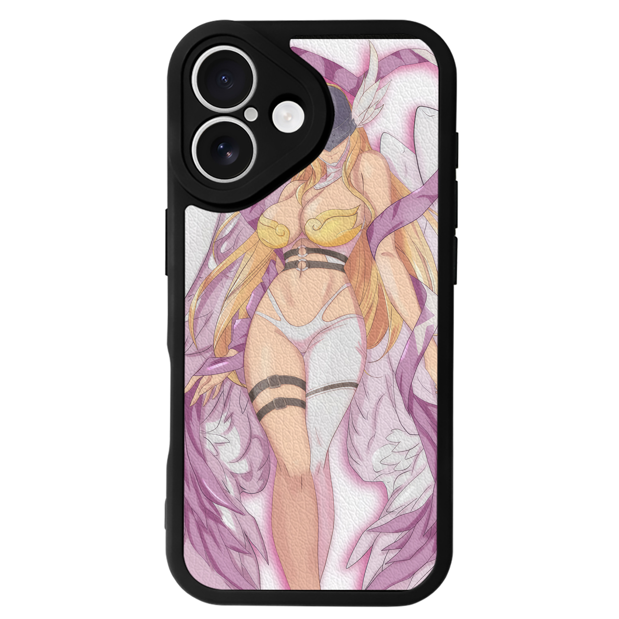 （画像用） Digimon デジタルモンスター/デジモン 【iPhone 16シリーズ対応】シリコンスマホケース（レザー調） 材質：シリコン
